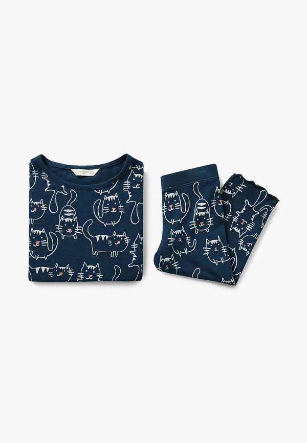 

Пижама Mango Kids, Синий