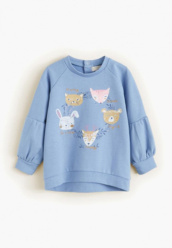 

Свитшот Mango Kids, Голубой