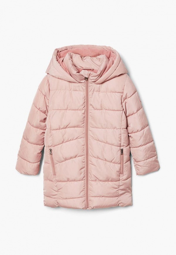 

Куртка утепленная Mango Kids, Розовый