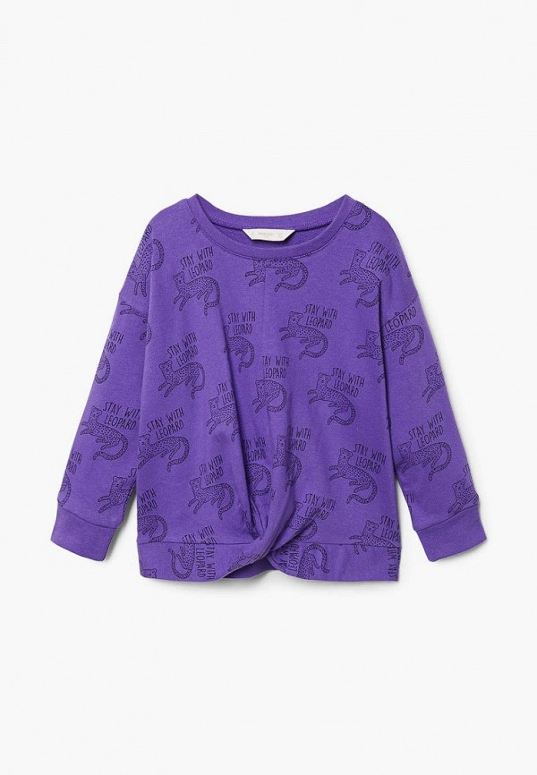 

Свитшот Mango Kids, Фиолетовый