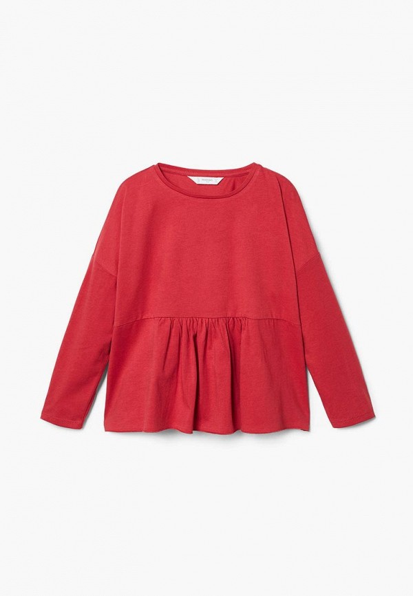 

Лонгслив Mango Kids, Красный