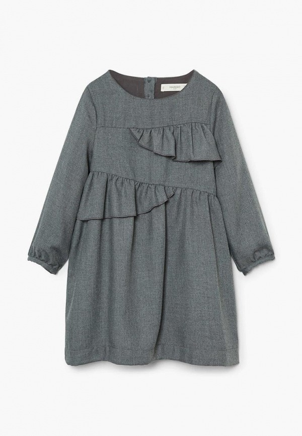 

Платье Mango Kids, Серый