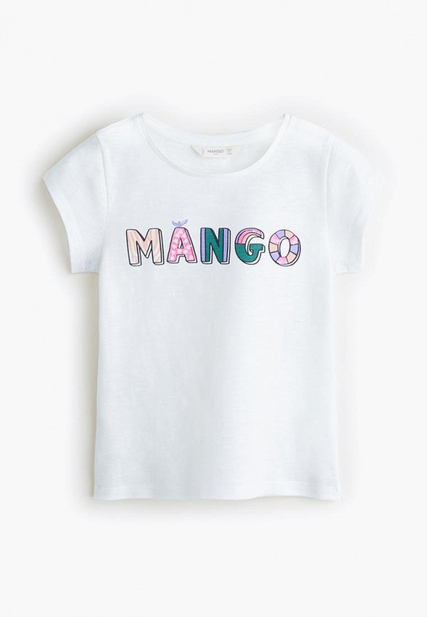 

Футболка Mango Kids, Mango Kids MA018EGEBZC7, Белый