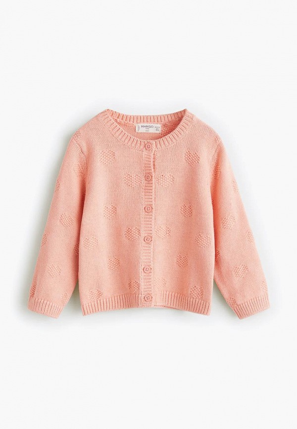 

Кардиган Mango Kids, Mango Kids MA018EGEBZF8, Коралловый