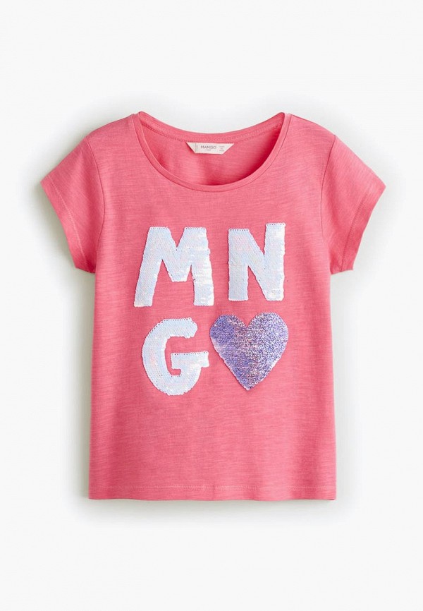 

Футболка Mango Kids, - MANGOLO4, Розовый
