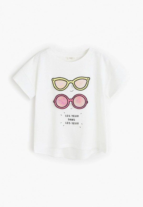 

Футболка Mango Kids, - WINDOW4, Белый