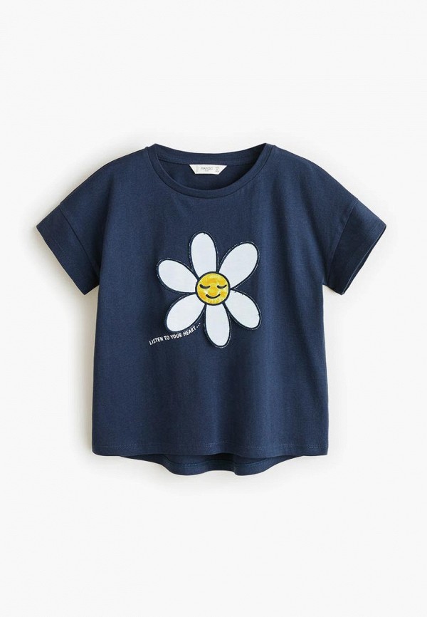 

Футболка Mango Kids, Mango Kids MA018EGECLY9, Синий