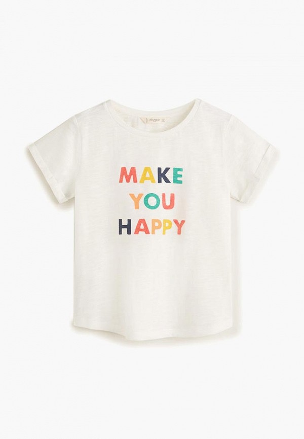 

Футболка Mango Kids, Mango Kids MA018EGECOE6, Белый