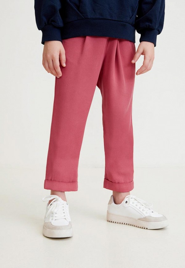 

Брюки Mango Kids, Mango Kids MA018EGECUG8, Розовый