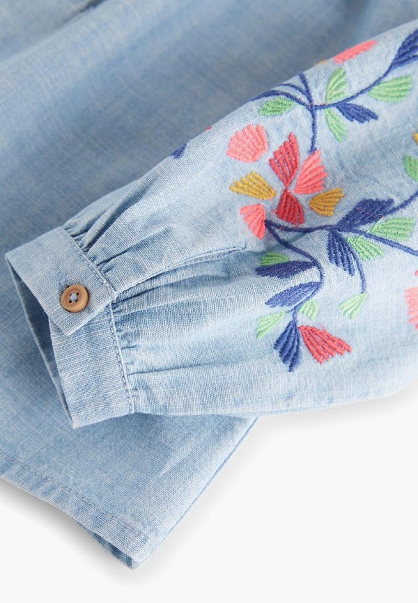 

Блуза Mango Kids; Mango Kids MA018EGEIKD3, Голубой