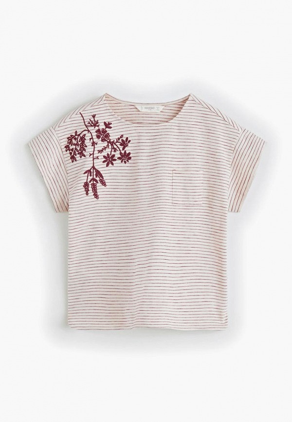 

Футболка Mango Kids, Розовый