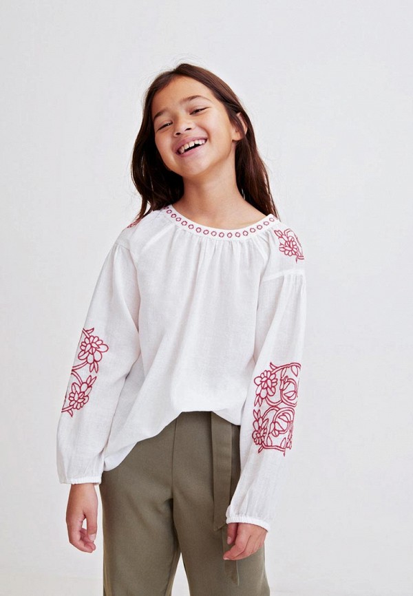 

Блуза Mango Kids; Mango Kids MA018EGEILI1, Белый