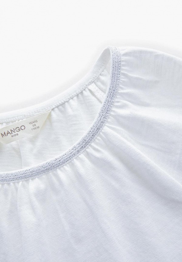 

Футболка Mango Kids, Mango Kids MA018EGEILJ2, Белый