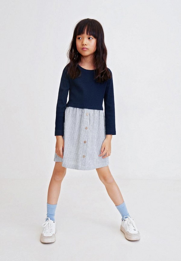

Платье Mango Kids; Mango Kids MA018EGELGY0, Синий