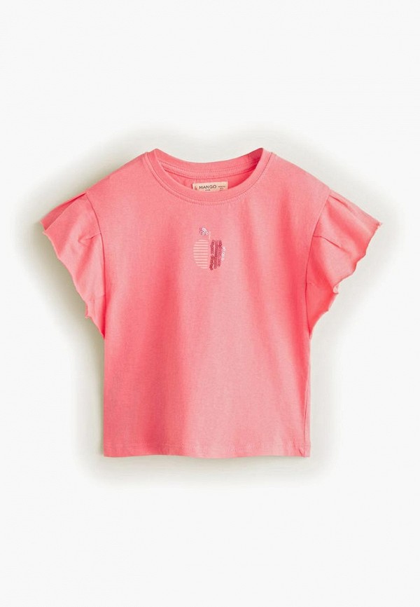 

Футболка Mango Kids, - MARIA4, Розовый