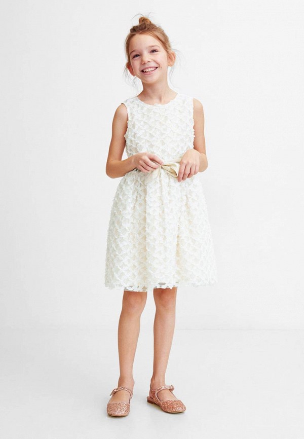 

Платье Mango Kids; Mango Kids MA018EGEUDF4, Бежевый