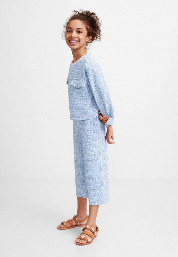 

Брюки Mango Kids; Mango Kids MA018EGEUEI1, Голубой