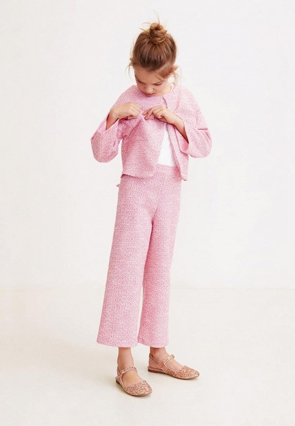 

Брюки Mango Kids; Mango Kids MA018EGEUEN6, Розовый