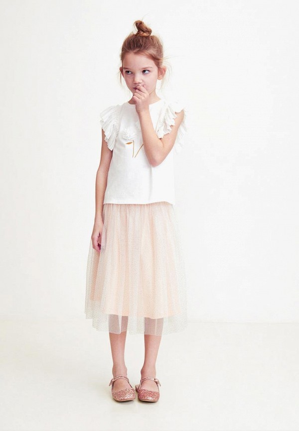 

Юбка Mango Kids; Mango Kids MA018EGEWOE4, Бежевый