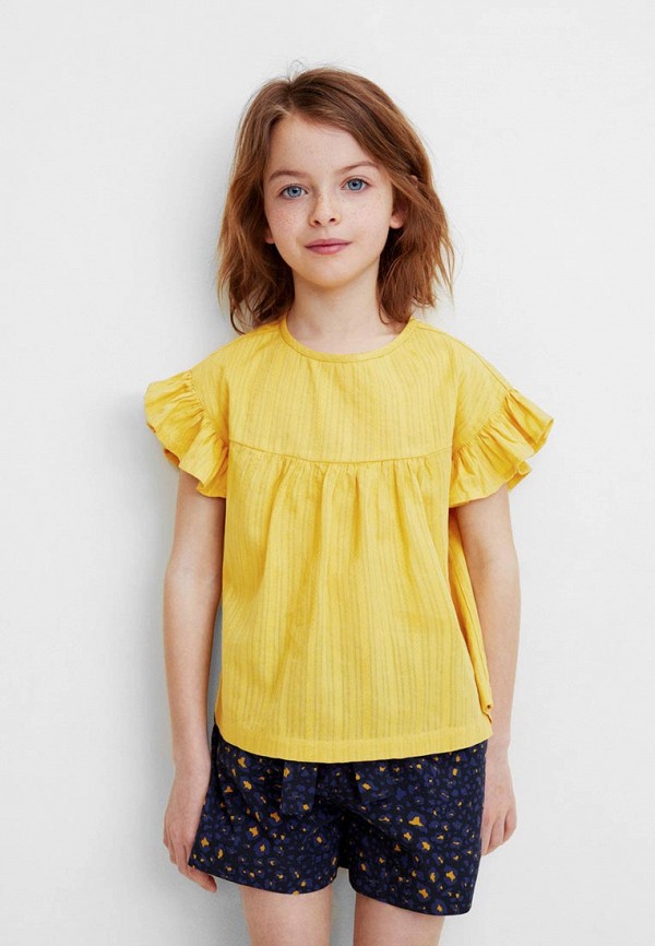 

Блуза Mango Kids, Mango Kids MA018EGFBTY3, Желтый