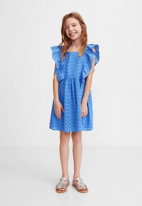 

Платье Mango Kids, Mango Kids MA018EGFBUB9, Синий