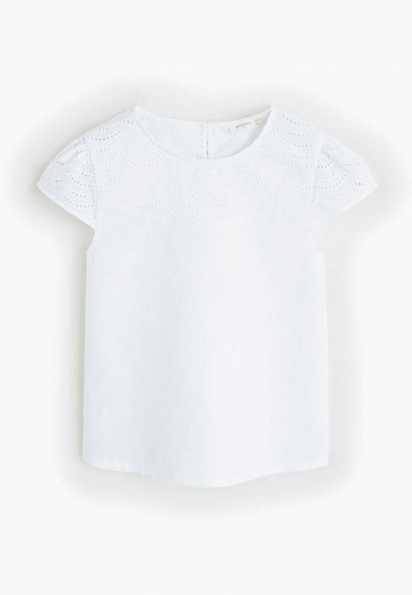 

Блуза Mango Kids, Mango Kids MA018EGFCMR3, Белый