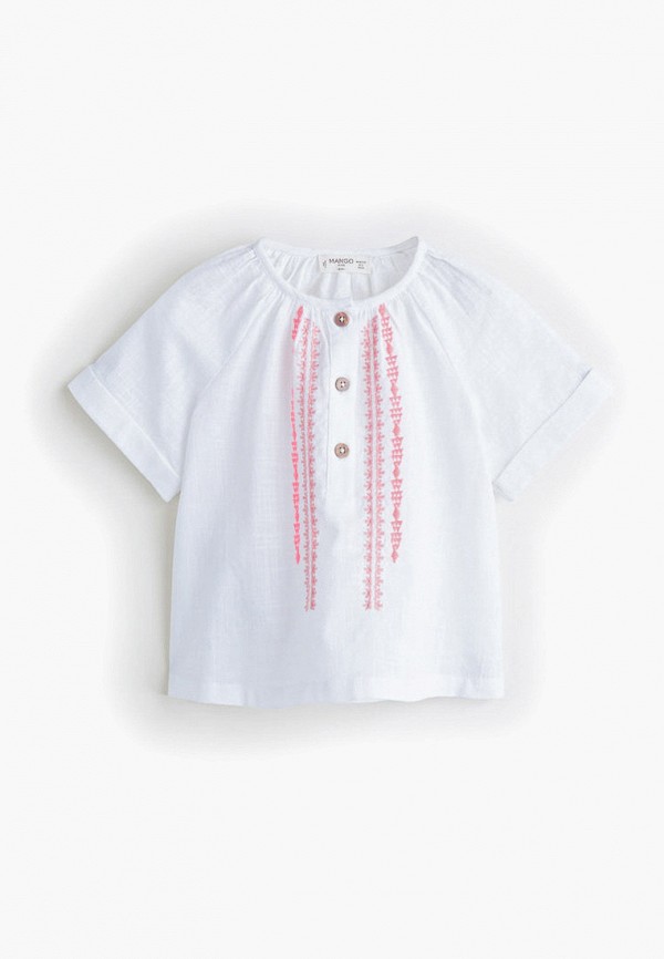 

Блуза Mango Kids, Mango Kids MA018EGFFJQ7, Белый