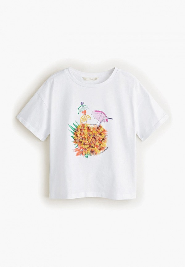 

Футболка Mango Kids, Белый, - CHIFFY