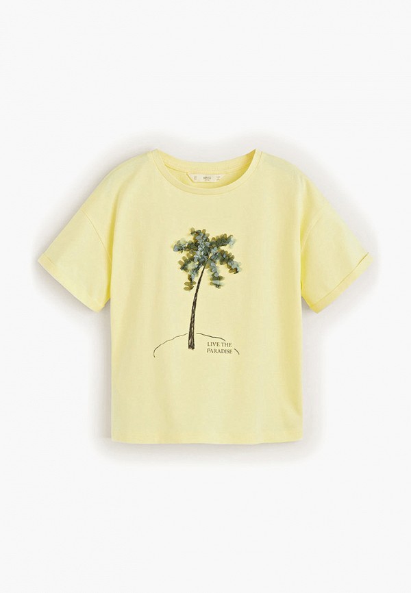 

Футболка Mango Kids, Желтый, - CHIFFY