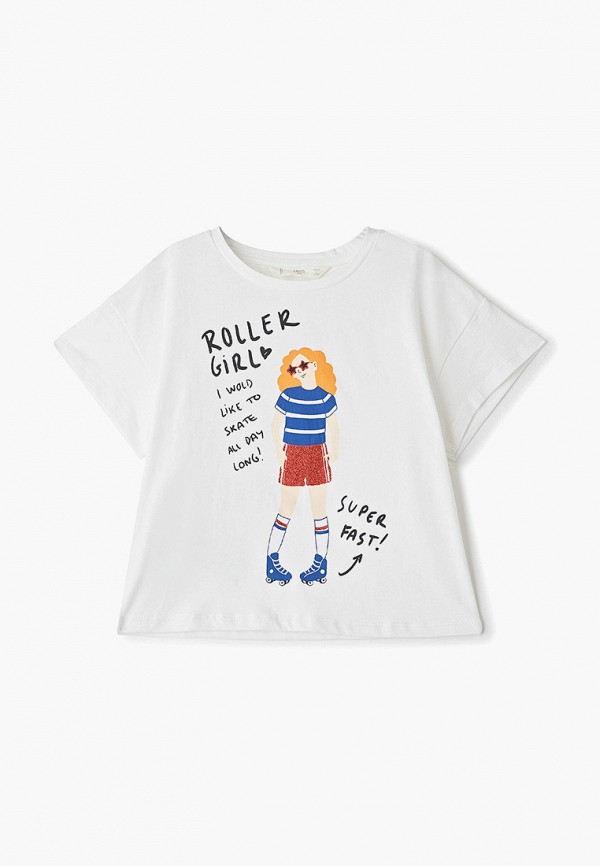 

Футболка Mango Kids, - NENAS, Белый
