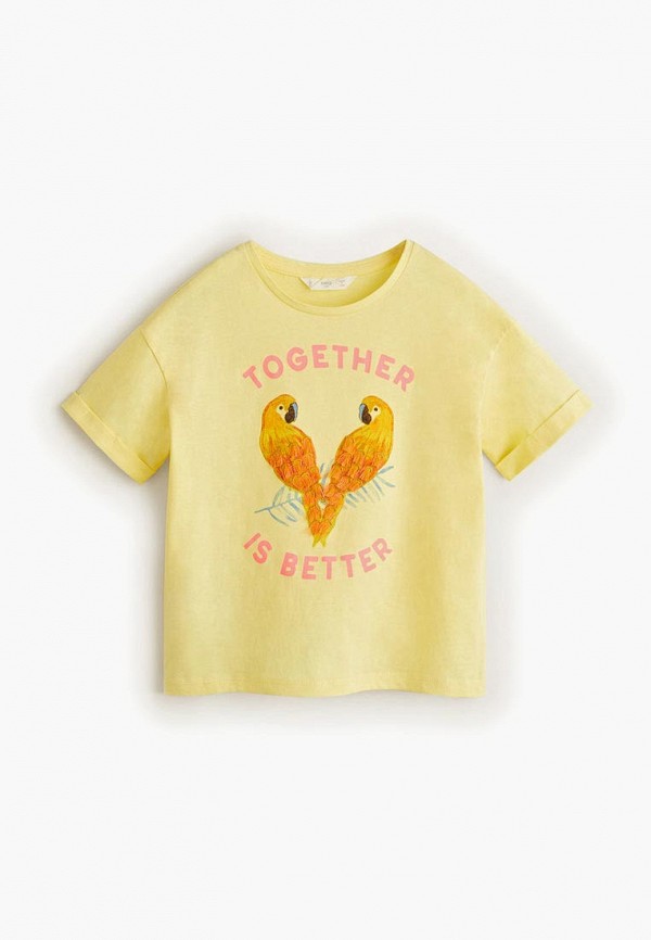 

Футболка Mango Kids, Желтый