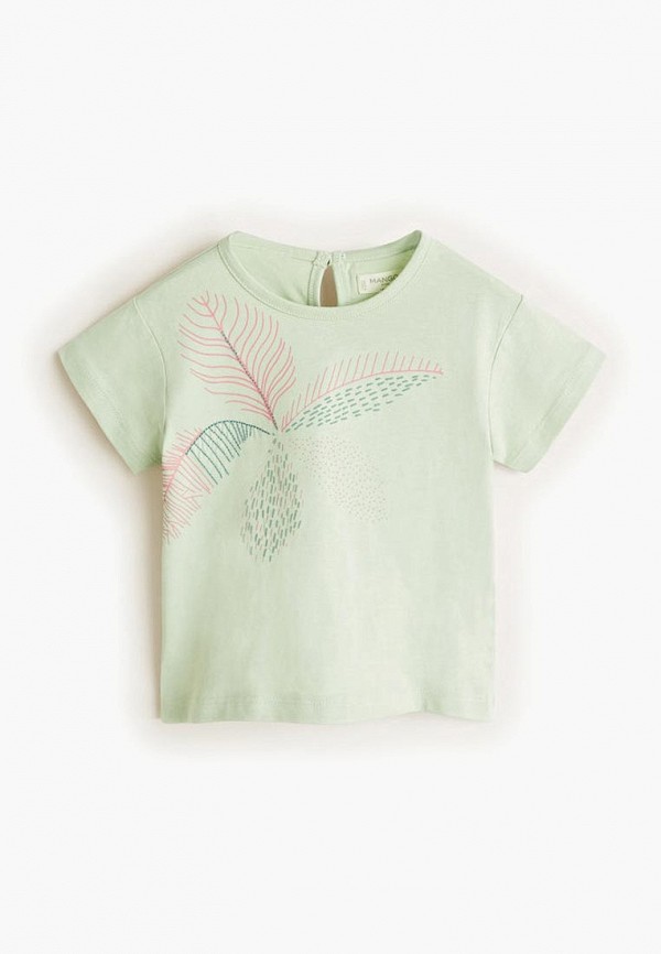

Футболка Mango Kids, Бирюзовый