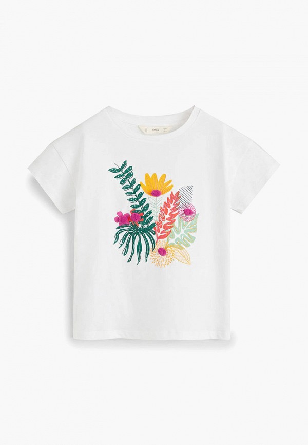 

Футболка Mango Kids, Белый, - PLANTAS