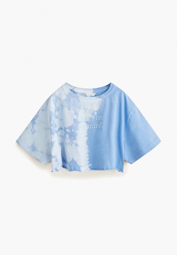 

Футболка Mango Kids, Голубой, Mango Kids MA018EGFLVZ7