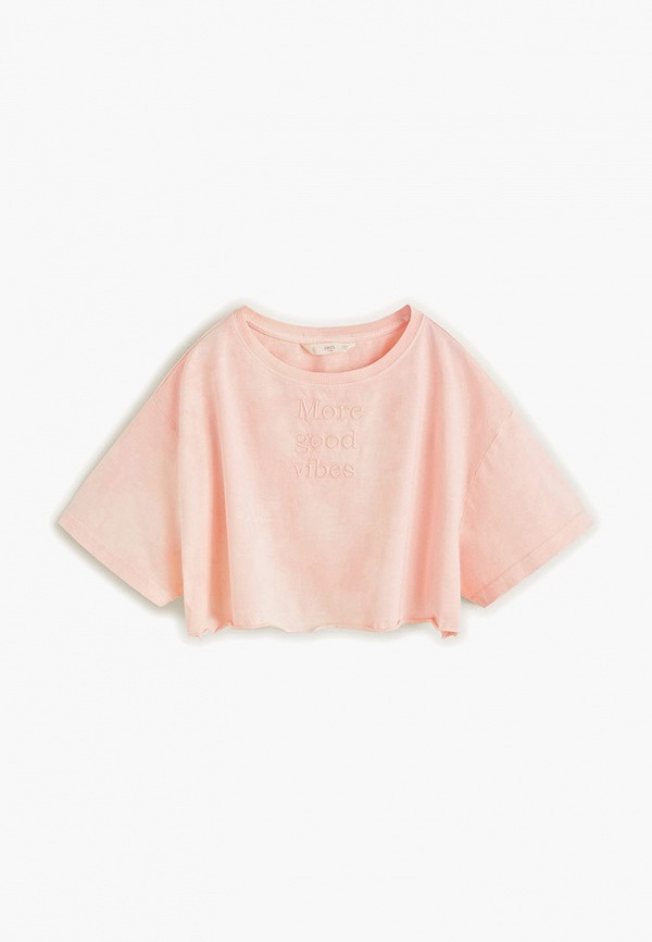 

Футболка Mango Kids, Розовый, - MORE