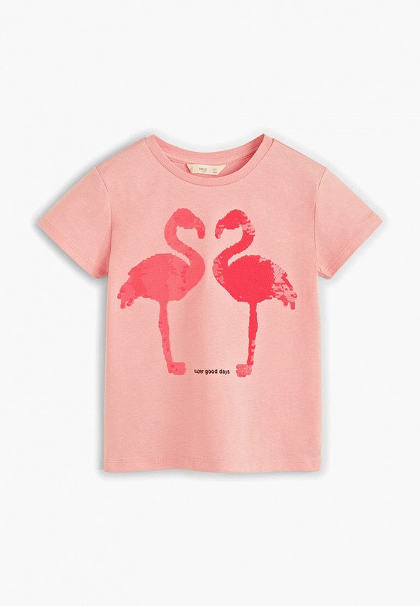 

Футболка Mango Kids, Mango Kids MA018EGFMAX8, Розовый