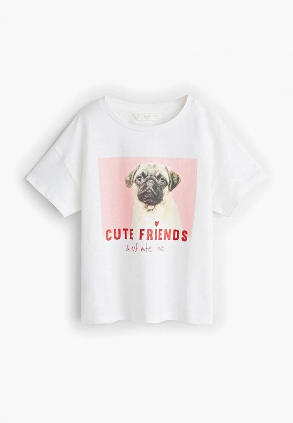 

Футболка Mango Kids, Белый, - DOG