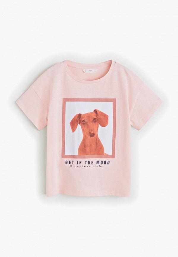 

Футболка Mango Kids, Розовый, - DOG
