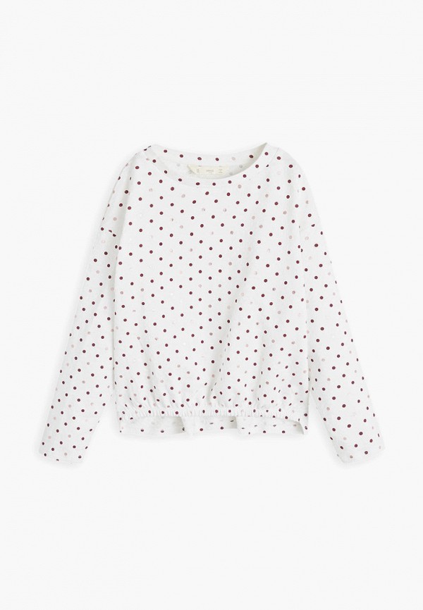 

Лонгслив Mango Kids, Белый, - TOPOS