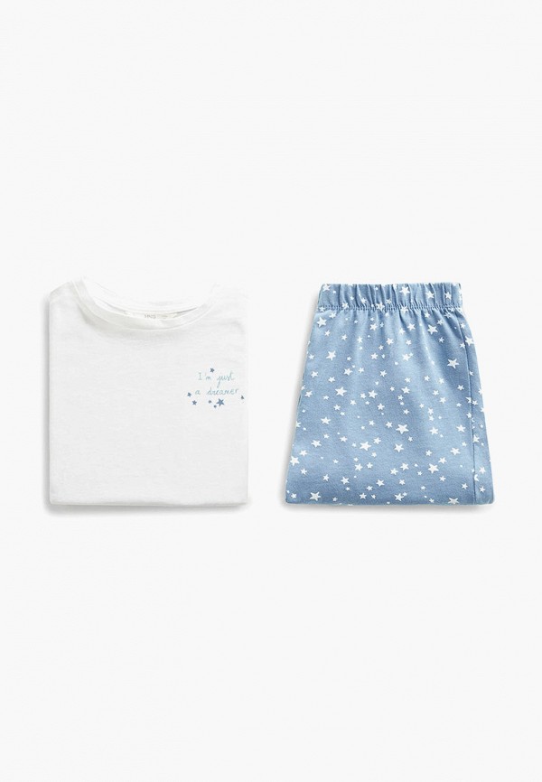 

Пижама Mango Kids, Белый;голубой, Mango Kids MA018EGGDGL4
