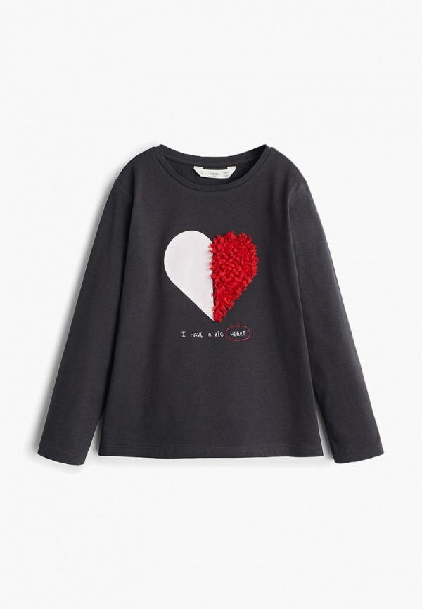 

Лонгслив Mango Kids, Серый, - PATTY5