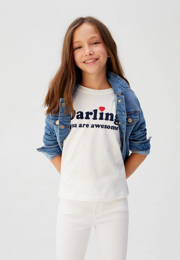 

Футболка Mango Kids, Белый, - DARLING