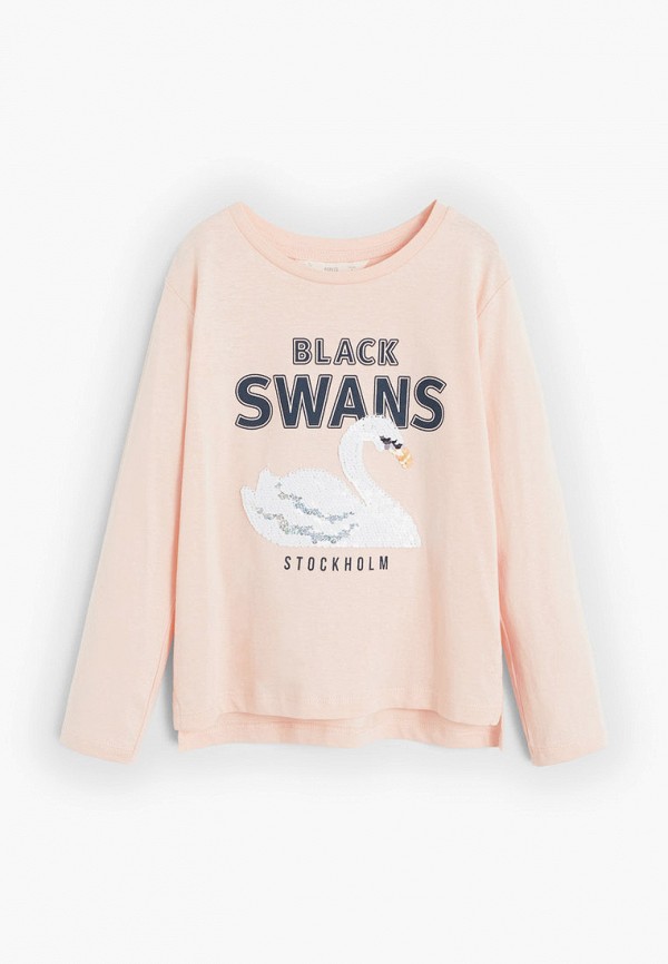 

Лонгслив Mango Kids, Розовый, - ANIMALES