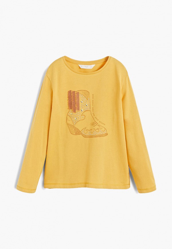 

Лонгслив Mango Kids, Желтый, - BOOT