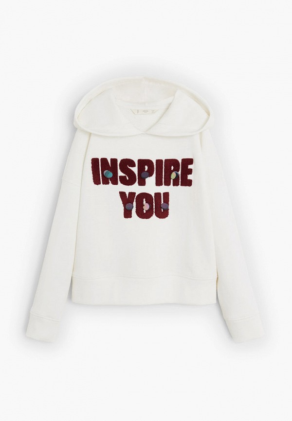 

Худи Mango Kids, Белый, - INSPIRE