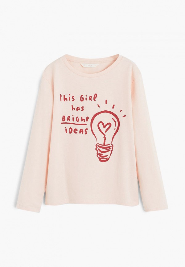 

Лонгслив Mango Kids, Розовый, - IDEA