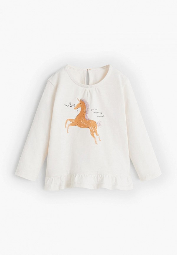 

Лонгслив Mango Kids, Белый, - UNIC