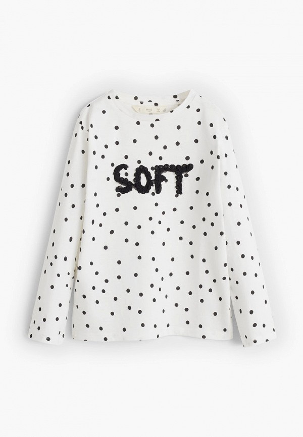 

Лонгслив Mango Kids, Белый, Mango Kids MA018EGGVPE6