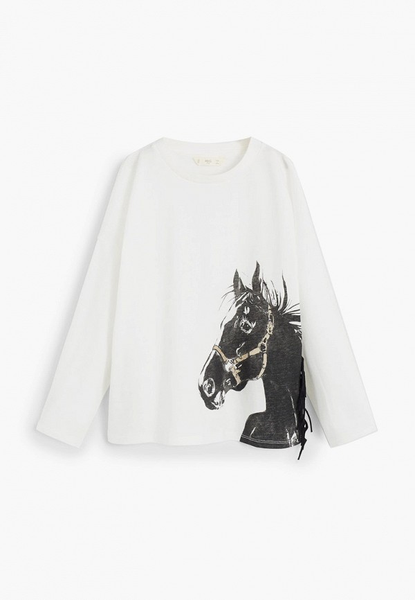 

Лонгслив Mango Kids, Белый, - CABALLO