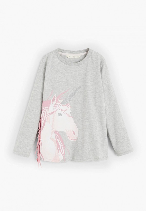 

Лонгслив Mango Kids, Серый, - CABALLO